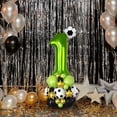 thumbnail image 6 of Meiiso Foil Balloon Number 1 Birthday Party, 40 Inch Green Football Number Balloon Set for Kids Boys 1st Birthday Decorations, 6 of 6
