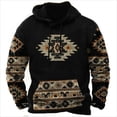 thumbnail image 3 of Sudadera con capucha con estampado vintage para hombre, estilo étnico, estampado 3D, manga larga, informal, para otoño, sudaderas con capucha, jerséis de gran tamaño, 3 of 5