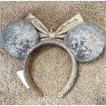 thumbnail image 2 of Sequin Minnie Ears Parks Castle Silver Mickey Mouse Ears Bow Headband, Minnie Ears Headband, 2 of 5