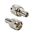 thumbnail image 2 of Adaptador coaxial coaxial RF UHF macho a BNC hembra PL-259 PL259 Adaptador de Conector 1/2/4/6 Piezas Advancent TX1017-02, 2 of 2