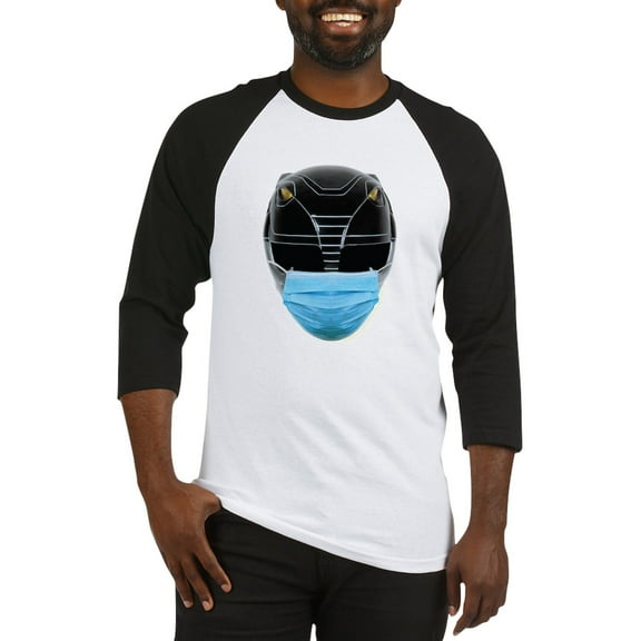 CafePress - Power Rangers Black Ranger We - Cotton Baseball Jersey, 3/4 Raglan Sleeve Shirt