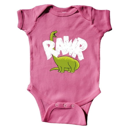 

Inktastic Lil Green Bronto Rawr!! Gift Baby Boy or Baby Girl Bodysuit