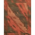 thumbnail image 1 of Ahgly Company Tapis Rectangulaire Intérieur Abstrait Rouge Animal, 5 Pieds x 8 Pieds, 1 of 6