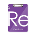 thumbnail image 1 of Chestry Elements Period Table Transition Metals Rhenium Re Presse-Papiers Dossier Écriture Pad Support Plaque A4, 1 of 4