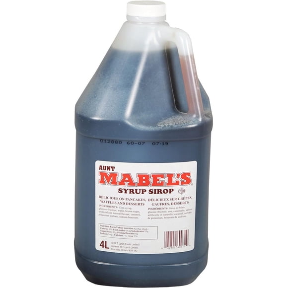 Aunt Mabel's Pancake Syrup - Classic Sweetness for Breakfast Bliss - 2ct - 4Ltr - Perfect Topping for Pancakes and Waffles (2x4ltr).