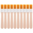 thumbnail image 1 of 10Pcs Paint Touch Up Tool Ergonomic Handle Brown Wood Rectangular For DIY Enthusiasts, 1 of 8