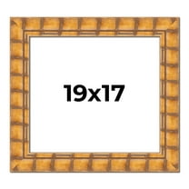 19x17 Frame Beige Real Wood Picture Frame Width 3 inches | Interior Frame Depth 0.5 inches |