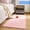 Pink, variant on Tripumer 2 x 5.2 feet Modern Soft Hallway Runner Rug Fluffy Bedroom Bedside Rugs Area Rugs Non Slip Memory Foam Mat for Bedroom Entrance Kitchen Living Room Decor Pink