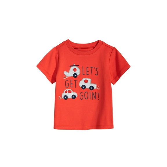 First Impressions Toddler Boys Cotton T-Shirt Burnt Orange 2T