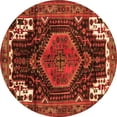 thumbnail image 1 of Ahgly Company Indoor Round Persian Orange Traditional Area Rugs, 6' Round, 1 of 1