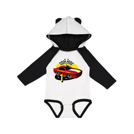 

Inktastic Race Car 1st Birthday Gift Baby Boy Long Sleeve Bodysuit