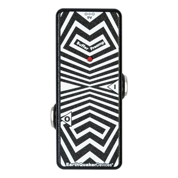 EarthQuaker Devices Buffer and Preamp Utility Pedal with High-End Loss Restoration, Clear Dynamic Signals, and Compact Design (Black and White)