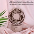 thumbnail image 3 of LAIQIEN 2 Speeds Desktop Table Oscillating Fan Rotation Strong Wind Quiet USB Powered Personal Fan for Home Desktop Office Table, 3 of 20