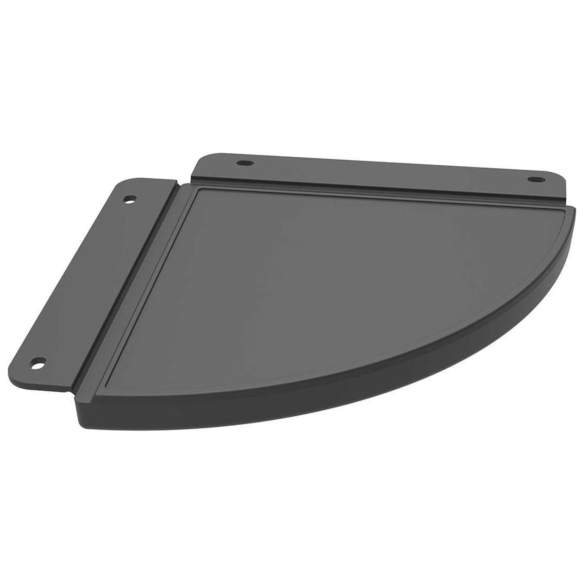 9.5 in. Corner Shelves for Lifetime Sheds - Set of 2, Brown (0110)