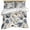 Blue, variant on Blue Gray Spring Floral Duvet Cover Set, Vintage Botanical Soft Duvet Cover Twin Size Bedding Set 4 Pieces, 1 Quiltcover and 2 Pillowcases with Zipper, 1 Bed Sheet for All Seasons
