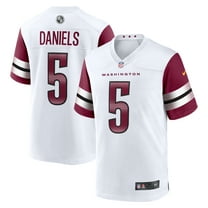 Men's Nike Jayden Daniels White Washington Commanders Player Game Jersey