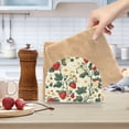 thumbnail image 2 of Yayeee Napkin Holder for Table Set of 2 Kitchen Paper Tissue Organization, Small Strawberry Pattern, 2 of 8
