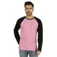 thumbnail image 1 of Inkmeso Men's Regular Fit Round Neck Shirt Solid Raglan Long Sleeve T-Shirts, 1 of 7
