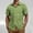 Green(2025), variant on Yiliang T Shirt for Men Men's Short Sleeve Plaid Button Down T Shirt Casual Summer Beachwear Top