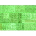 thumbnail image 1 of Ahgly Company Indoor Rectangle Patchwork Green Transitional Area Rugs, 8' x 10', 1 of 1