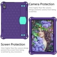 thumbnail image 2 of Kids Friendly Tablet Case for Lenovo Tab M10 TB-X505X/F/TB-X605F, Heavy Duty Wristband Shoulder Strap Crossbody Lanyard Cover with Kickstand Military Grade Anti-Drop Shockproof Case,Purple+Mint, 2 of 6