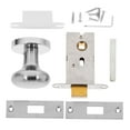thumbnail image 6 of DINHEAROM 1Pack Keyless Door Lock Knob in Silver for Homeowners with No Locking Function, 6 of 8