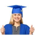 thumbnail image 5 of Blue Adult Graduation Hat with Tassel Unisex Adult Graduation Cap Class of 2026 Decorations Party Hats for Adults, 5 of 6