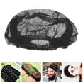 thumbnail image 3 of Gorros Bouffant desechables de 200 uds, gorros para el cabello, gorros Bouffant elásticos para la industria de servicios alimentarios, 3 of 5