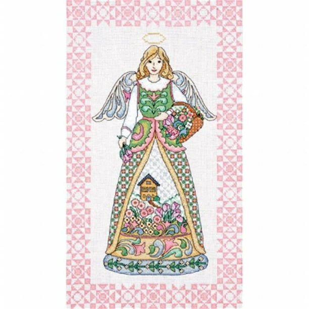 Spring Angel-Jim Shore Counted Cross Stitch Kit, 9