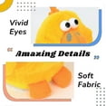 thumbnail image 3 of Talking Chick Repeating What You Say Chick Nodding Electric Interactive Animation Toy, Yellow, 7" Banmo, 3 of 4