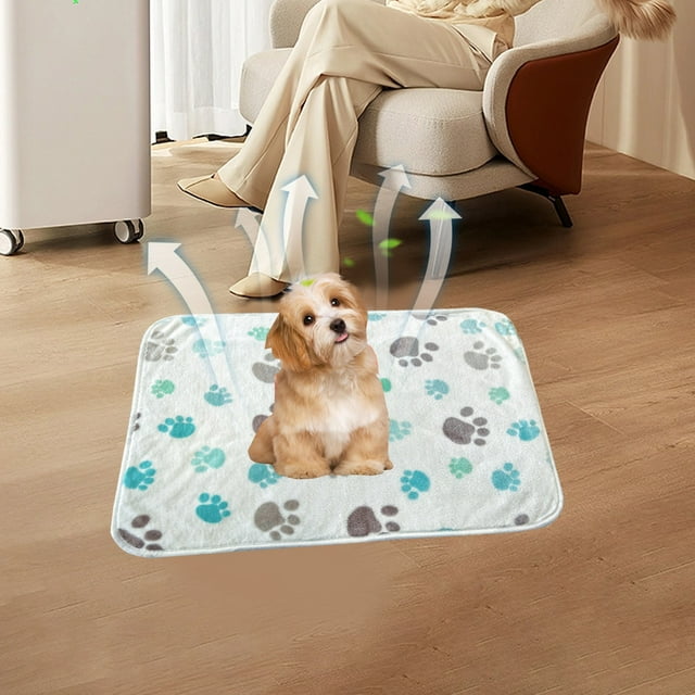 Manta de Franela para Mascotas, Colchoneta para Dormir para Gatos y Perros | Suave 100 % Poliéster | Cojín Ligero y Transpirable para Mascotas Pequeñas y Medianas | Cama de Viaje Lavable a Máquina
