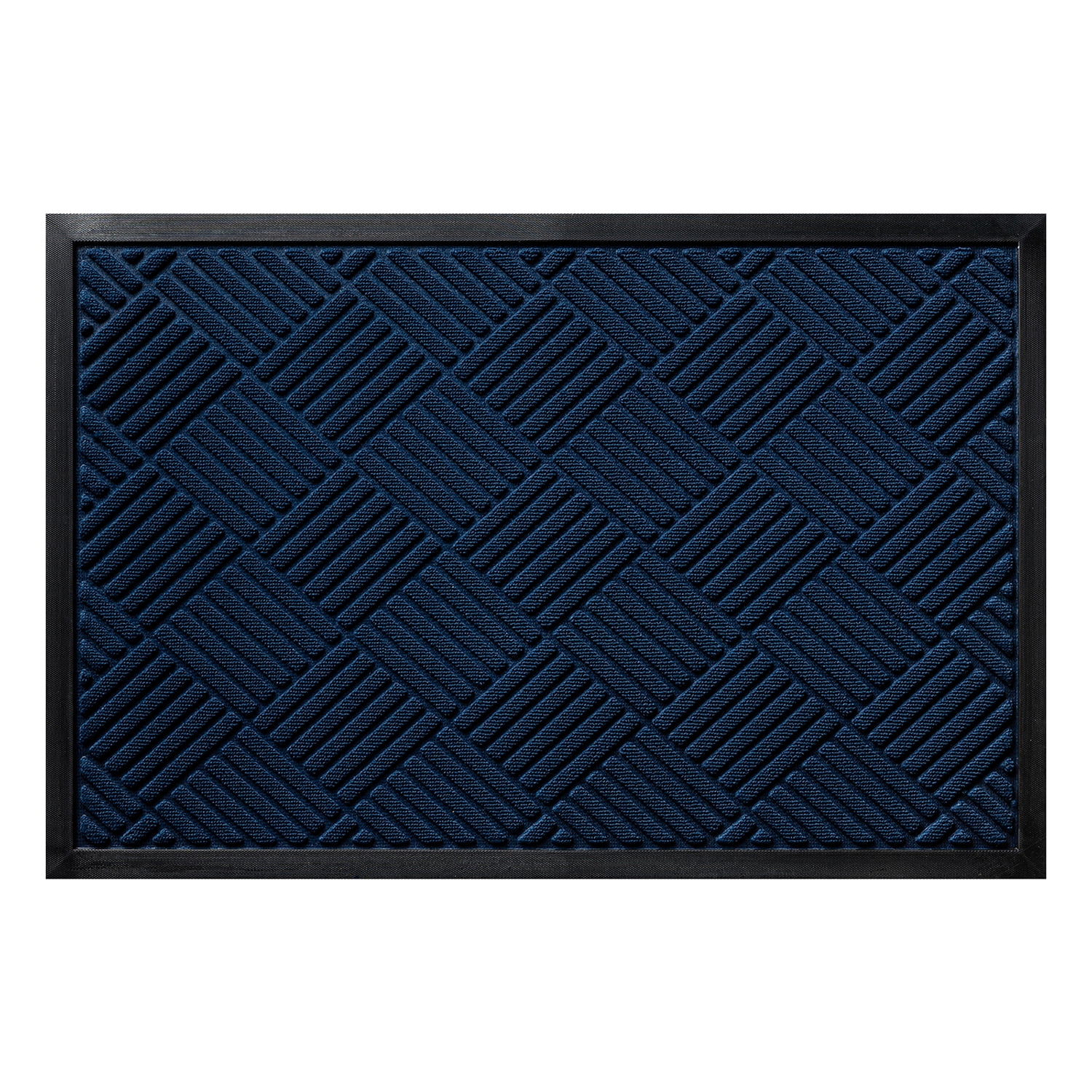 Hreasky Silicone Indoor Door Mat - Quick Dry, Strong Suction& Machine Washable Floor Mat, Low Profile for Home Entrance, Garage, Patio, 17x 30