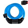 thumbnail image 1 of MKHSQHDG Today's Deals Lock Electric Vehicle Five Digit Password Lock Mountain Bike Bar Wire Ring Lock Riding Equipment, 1 of 8