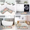 thumbnail image 4 of 2-Piece Kitchen Mat Set Non Slip Washable Floor Mats Decorative Rugs for Kitchen Sink Laundry Cartoon Red Mushroom Pattern, 4 of 7