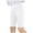White, variant on lnmuld Shorts for Girls High Waisted Summer Shorts for Girls Breathable Slim Fit Yoga Style Quarter Pants Pure Color Casual and Wear Size:7-8 Years