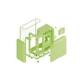 thumbnail image 6 of HYTE X50 PC Gaming Case CS-HYTE-X50G-MM Modern Performance ATX Mid-Tower PC Gaming Case - Matcha Milk (Green), 6 of 13