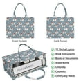 thumbnail image 2 of Large Capacity Tote Bag,King Charles Cavalier Handbag Fashion Luxury Tote Bag,15.7"x13"x 5.1" Inches,Laptop Compatible, 2 of 6
