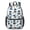 Police and Rifle, variant on Police and Rifle White Pattern 17" School Backpacks for Teens,Waterproof Oxford Fabric,S-Shape Padded Straps for School,Travel,Hiking,Camping