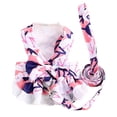 thumbnail image 2 of GeBuSn Cute Dog Dress Small Dog Clothes for Girls Female Puppy Outfits Bowknot Doggy Cat Princess Dress Harness Set for Holiday Birthday Party Clothing (XS), 2 of 6