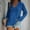 Sky Blue, variant on AOOCHASLIY Women Fall Tops Womens Fashion Loose Long Sleeve Blouse V-Neck Casual Pullover Tops Blouses