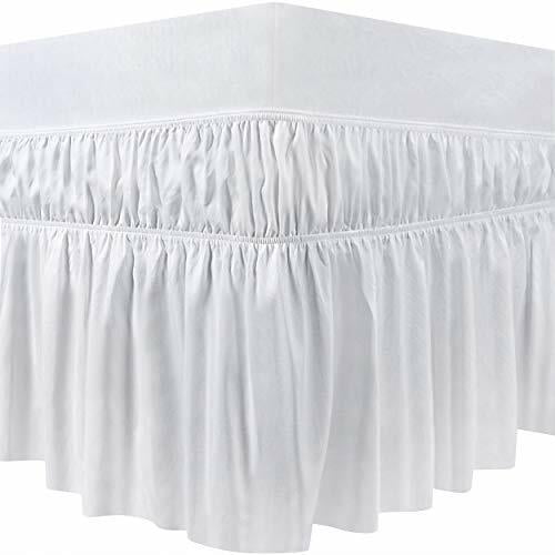 Utopia Bedding Elastic Bed Ruffle Skirt With 16 Inches Drop