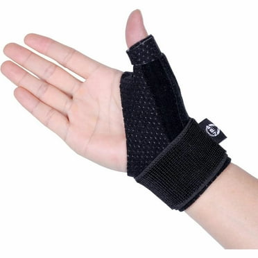 Reversible Thumb & Wrist Stabilizer Splint for Blackberry Thumb, Trigger Finger, Pain Relief, Arthritis, Tendonitis, Sprained and Carpal Tunnel Supporting, Lightweight and Breathable Right Hand