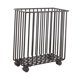 thumbnail image 3 of Cesta de lavandería con ruedas, clasificador de ropa, multifuncional, para mover la ropa con suavidad, carrito clasificador de ropa para lavandería en negro, 3 of 9