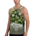 thumbnail image 2 of Cauagu Nature Hand Daisies Art Print Men's Sleeveless Muscle Shirts,Tank Tops Quick Dry Workout Tank Top Gym Muscle Tee Fitness Bodybuilding T Shirt for Men-Medium, 2 of 7