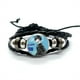 thumbnail image 3 of Pulsera de cuero con cierre azul de Anime para hombre y mujer, brazalete ajustable de estilo Punk, Cosplay Unisex, Isagi, yoachi, Chigiri, Bachira, 3 of 5