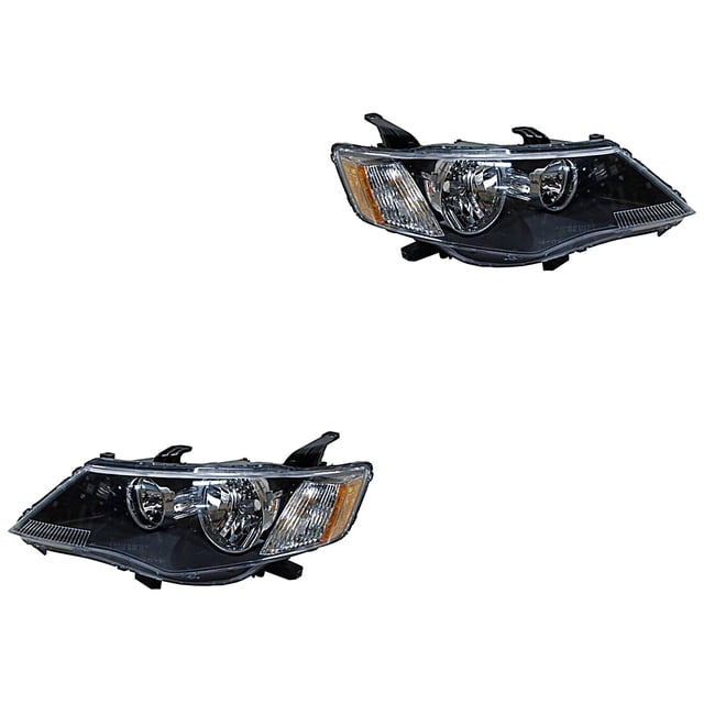 Par de Faros Outlander 2007 A 2009 Mitsubishi TYC .