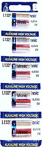 Vinnic A28PX 5 pcs 6V Replacement Alkaline Batteries (L1325, 4LR44)