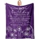 thumbnail image 1 of LHSHID 80th Birthday Decorations for Women Blanket 80th Birthday Gifts for Women Happy 80th Birthday Gifts 80 Year Old Birthday Gifts for Women Best Gifts for 80 Year Old Woman 50"x60", 1 of 7