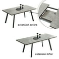 thumbnail image 4 of Modern Dining Table, Kitchen Table Set for 4-6 People Rectangular Wood Dining Table, 4 of 5