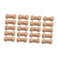 thumbnail image 4 of 20 piezas de conectores de vías de tren de madera, piezas de vías de tren de juguete para niños, bloques de construcción educativos y divertidos, de, 4 of 9